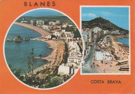 Postal E04117: Vistas de Blanes, Costa Brava