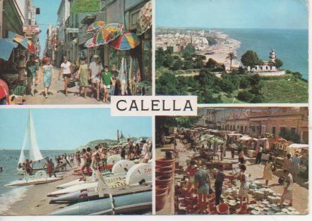 Postal E04138: Imágenes de Calella, Barcelona