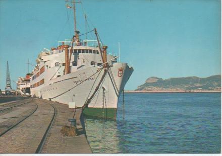 Postal E04152: Transbordador "Virgen de África"-Algeciras, Cádiz