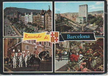 Postal E04119: Imágenes de Barcelona
