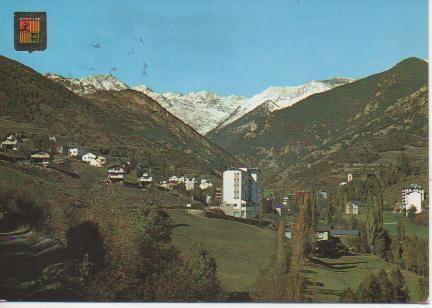 Postal E04122: Vista genersl de la Massana, Valls d'Arran