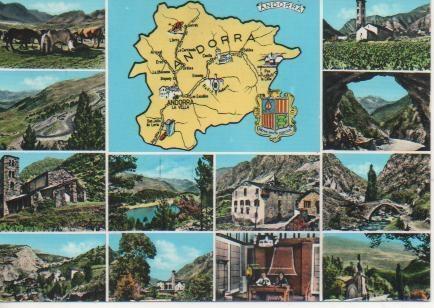 Postal E04124: Imágenes de Andorra, Valls d'Andorra