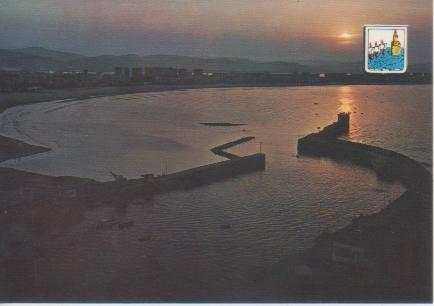 Postal E03783: Puesta de Sol, Laredo