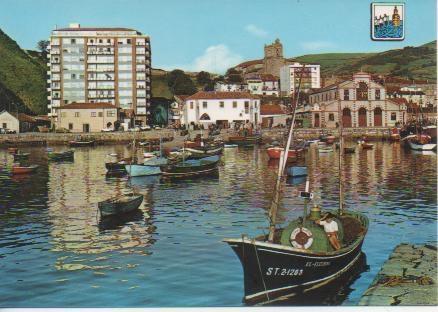 Postal E03775: Detalle del Puerto, Laredo