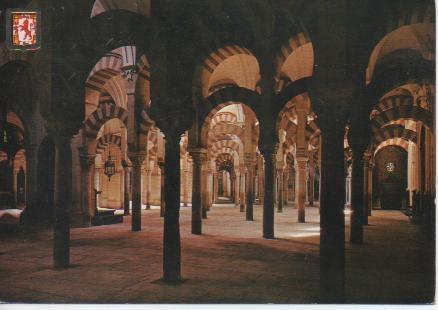 Postal E03673: Laberinto de Columnas-La Mezuita,Córdoba