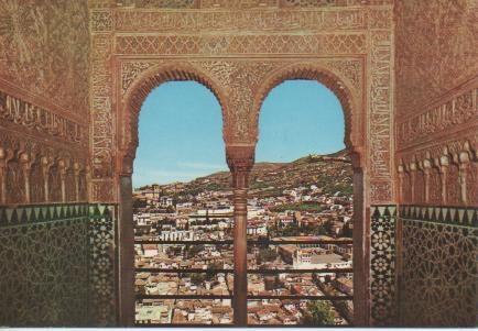 Postal E03668: Albaycín desde el Salón de Embajadores,Granada