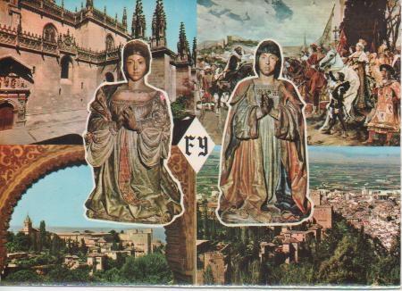 Postal E03702: Recuerdos de Granada