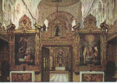 Postal E03705: Descanso de la Sagrada Familia y Bautismo del Señor-La Cartuja, Granada