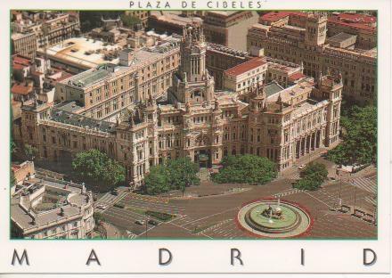 Postal E03799: Plaza Cibeles, Madrid