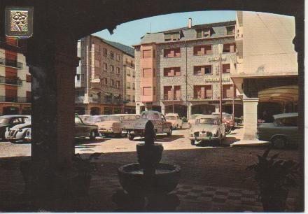 Postal E03896: Plaça de les Arcades-Andorra la Vella, Valls d'Andorra