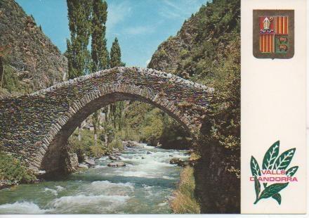 Postal E03892: Pont Románic de Sant Antoni, Valls d'andorra