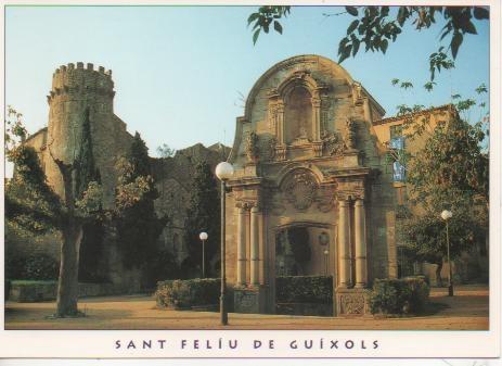 Postal E03925: Monestir de Sant Feliu de Guíxols