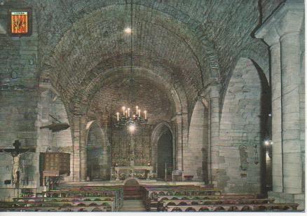 Postal E03932: Església de Sant Llorenç-Nau Central i Altar Major, Lleida