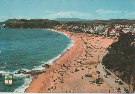 Postal E03937: Vista parcial de Lloret de Mar, Gerona