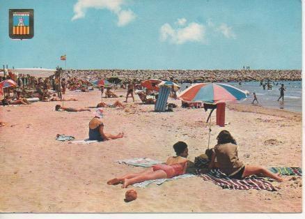 Postal E03829: Playa Villanueva y Geltru