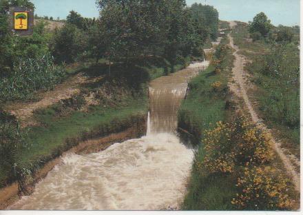 Postal E03824: Canal d'Urgell. Els "Nous Salts"-Juneda, Lleida