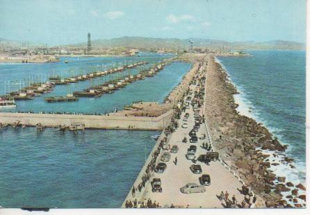 Postal E03819: Rompeolas, Barcelona