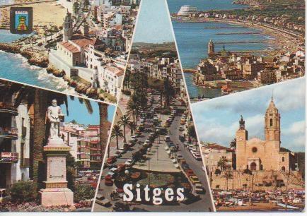 Postal E03856: Imágenes de Sitges, Barcelona