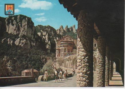 Postal E03861: Abside de la Basilica, Montserrat