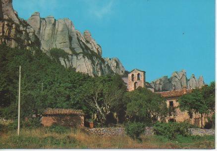 Postal E03862: Monestir Romanic S.X-Santa Cecilia, Montserrat