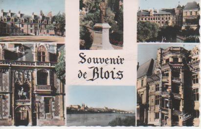 Postal E04604: Imágenes de Blois. Les Merveilles du Val de Loire