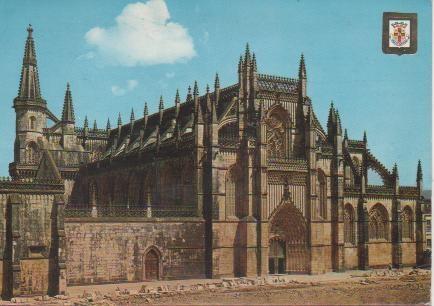 Postal E04597: Mosteiro. Fachada principal-Batalha, Portugal