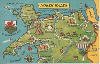 Postal E04584: Postal de North Wales