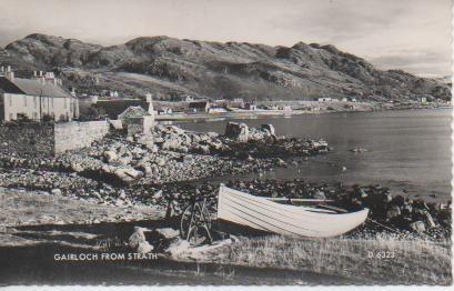 Postal E04525: Gaitloch from Strath, Scotland
