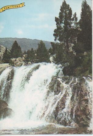 Postal E04512: Cascada  en el Camino de los Lagos, Balneario de Panticosa