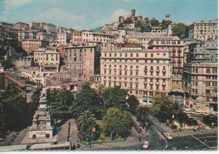 Postal E04519: Piazza Acquaverde, Genova
