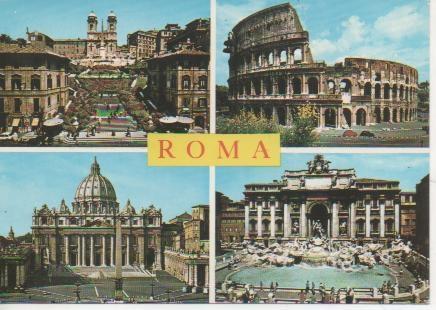 Postal E04572: Imágenes de Roma