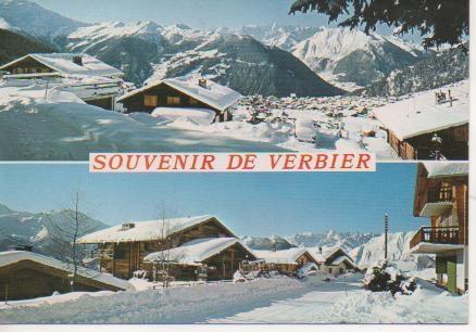 Postal E04574: Imágenes de Verbier