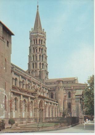 Postal E04550: Basilique Saint-Sernin,Tolouse