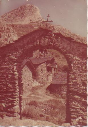 Postal E04556: Postal B/N Canillo, Valls d'Andorra