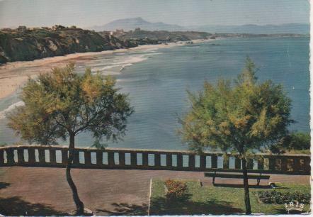 Postal E04557: La Côte des Basques,Biarritz