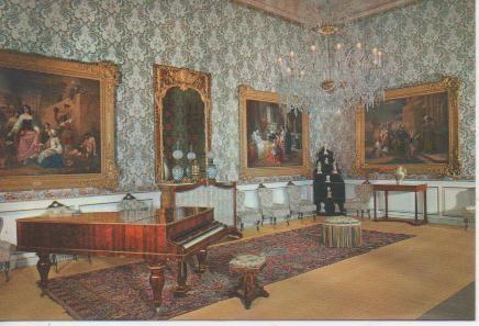 Postal E04753:Sala de Música.Palacio Real de Riofrio, Segovia