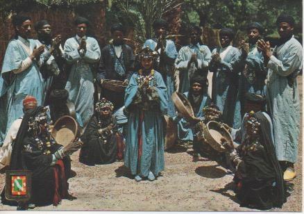 Postal E04784: Grupos Folklóricos,Sahara Español