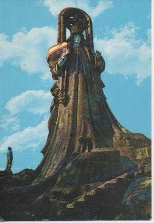 Postal E04706: Virgen de la Roca-Bayona, Pontevedra