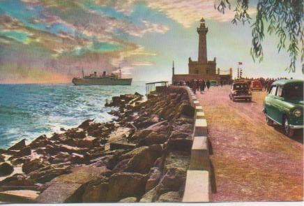 Postal E04322: Atardecer en el Rompeolas, Barcelona