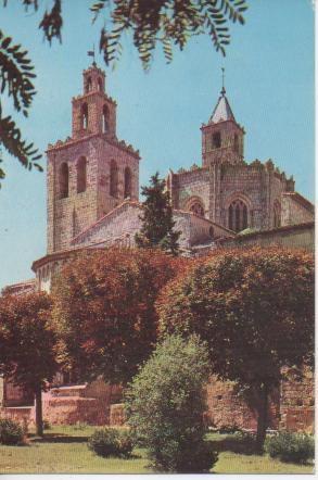 Postal E04302: Real Monasterio. Parte posterior, San Cugat del Valles