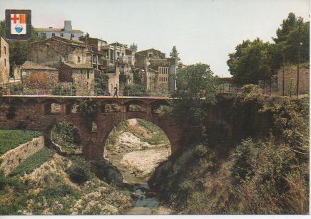 Postal E04331: Pont Romà, Caldas de Montbuy