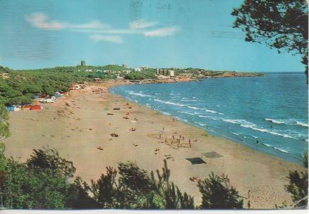 Postal E04356: Playa larga, Salou