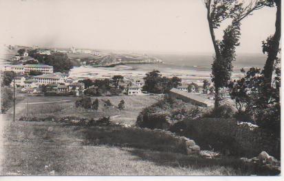 Postal E04230: Postal B/N Vista paracial de Suances