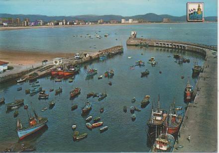Postal E04259: El Puerto y la Playa, Laredo