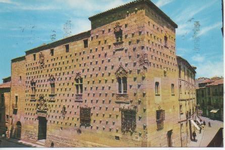 Postal E04260: Casa de las Conchas, Salamanca