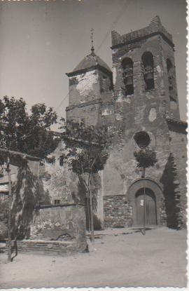 Postal E04279: Postal B/N Iglesia Parroquial, Valdoreix