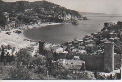 Postal E04288: Postal B/N Tossa de Mar-Las Murallas, Costa Brava
