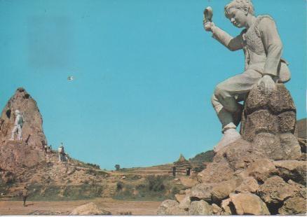 Postal E04275: Monumento al Pastor. Ameyugo, Burgos