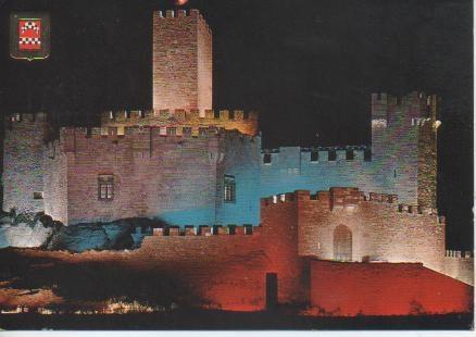 Postal E04468: "Luz y Sonido". Castillo de Javier