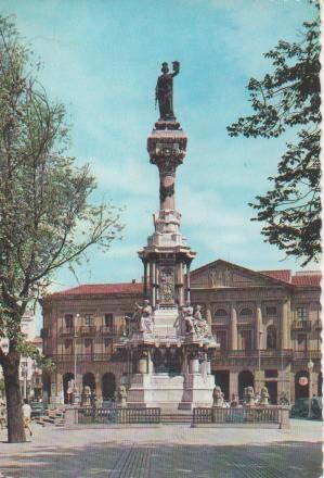 Postal E04457: Monumento a los Fueros de Navarra, Pamplona